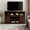 Traditional Rustic TV Stand with 6 Drawer, 4 Storage Shelf and Cable Management For Room Bedroom