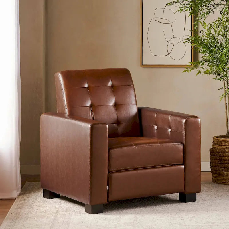 Upholstered Pushback Recliner by