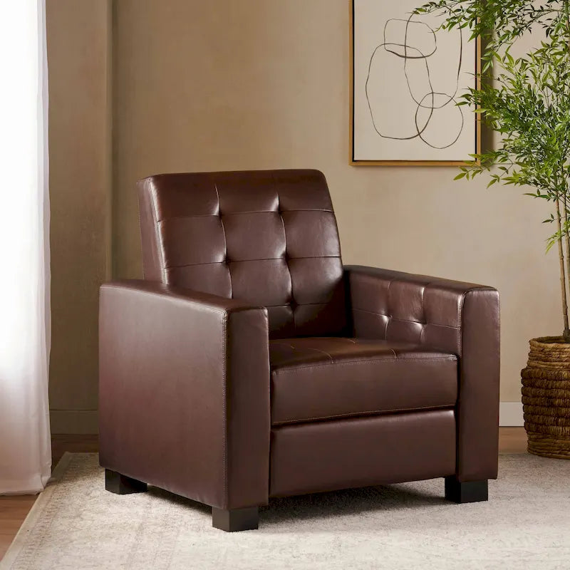 Upholstered Pushback Recliner by