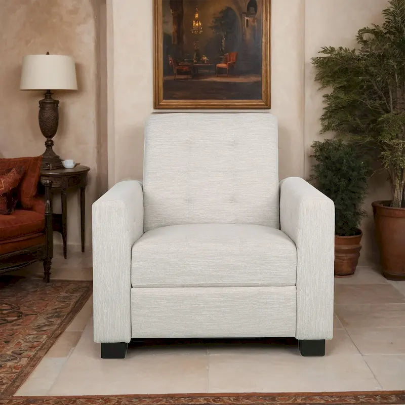 Upholstered Pushback Recliner by