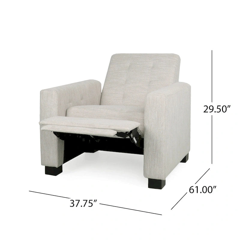 Upholstered Pushback Recliner by