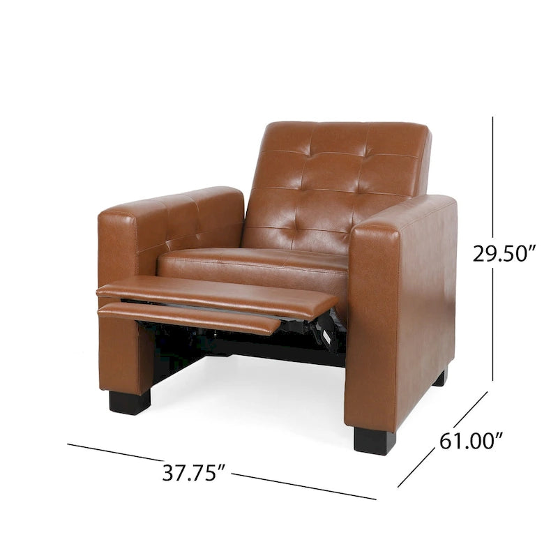 Upholstered Pushback Recliner by