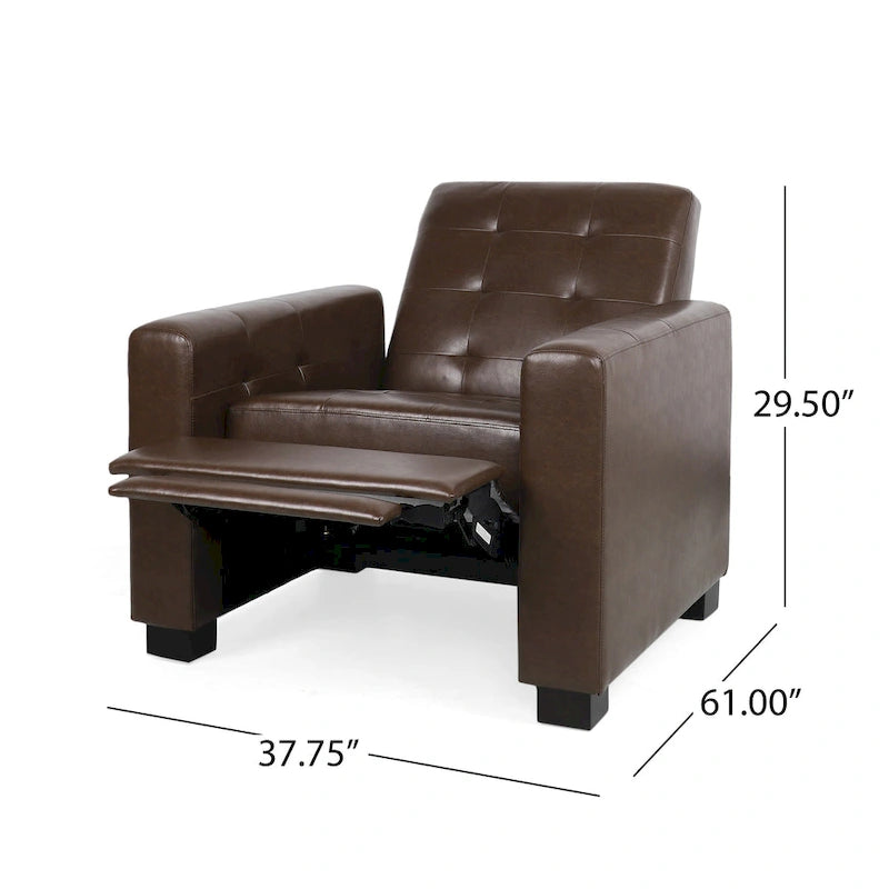 Upholstered Pushback Recliner by