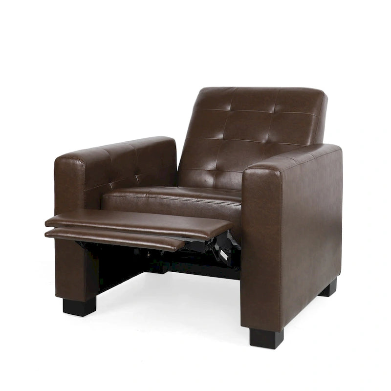 Upholstered Pushback Recliner by