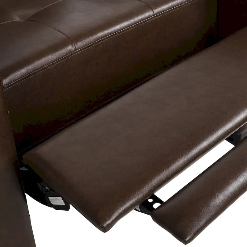 Upholstered Pushback Recliner by