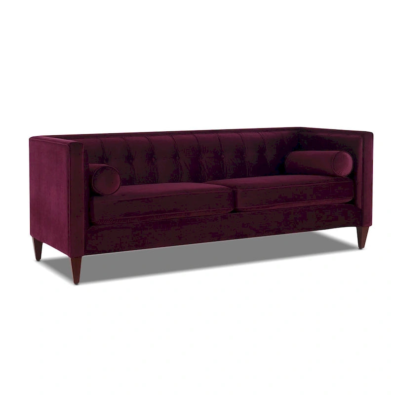 84 Modern Upholstered Tufted  Sofa