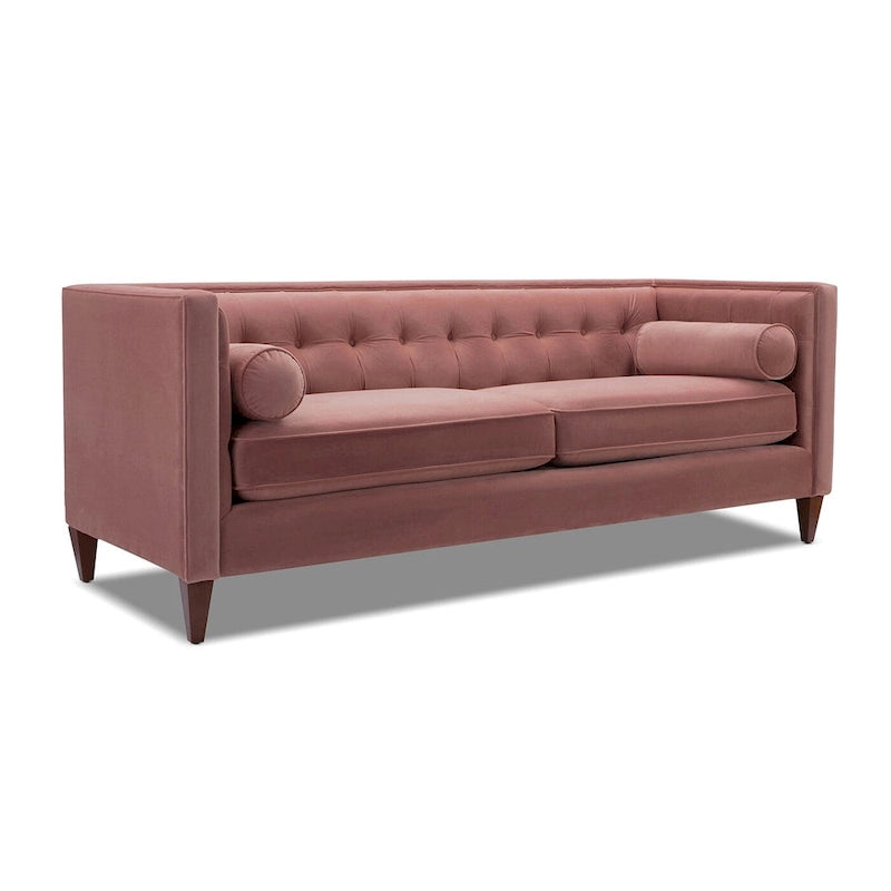 84 Modern Upholstered Tufted  Sofa