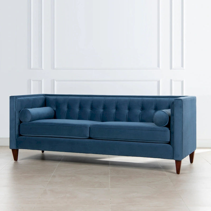 84 Modern Upholstered Tufted  Sofa