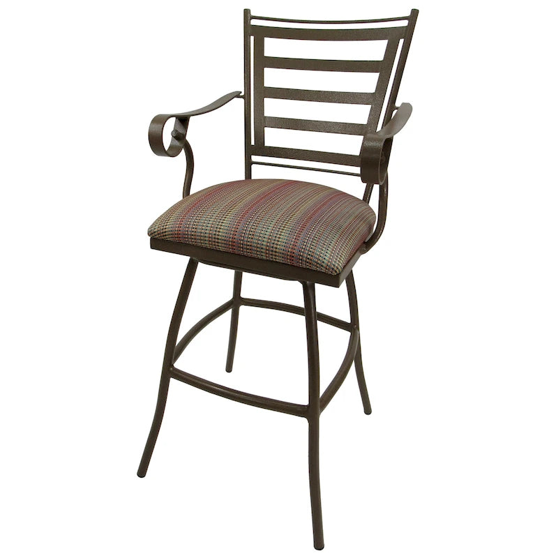 Extra Tall Spectator 35 Bar Stool- Beige Frame - 35 inch Seat