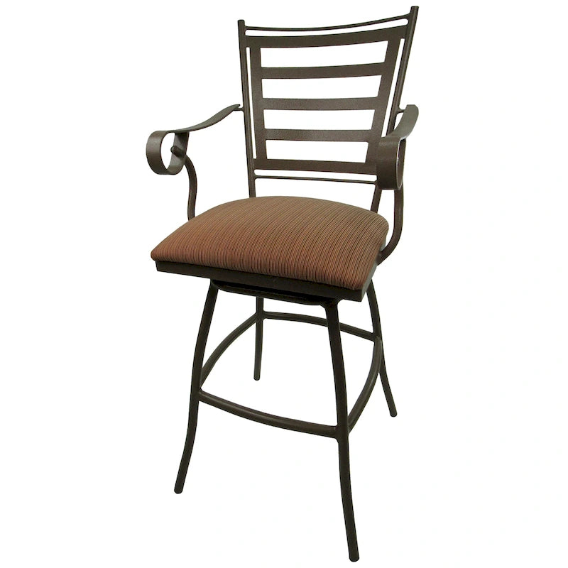 Extra Tall Spectator 35 Bar Stool- Beige Frame - 35 inch Seat