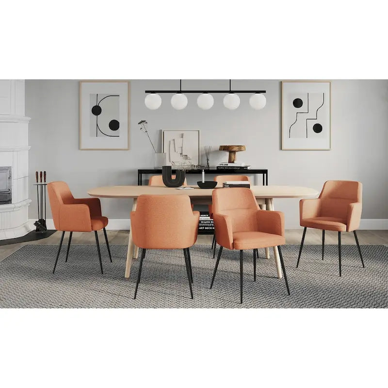 Contemporary Dining and Accent Chair (Set of 2)