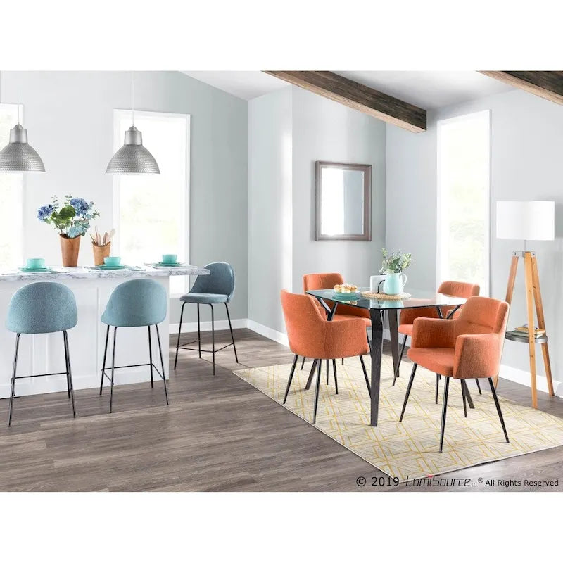 Contemporary Dining and Accent Chair (Set of 2)