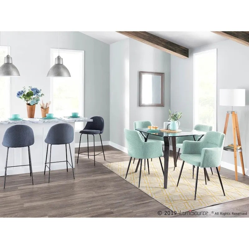 Contemporary Dining and Accent Chair (Set of 2)