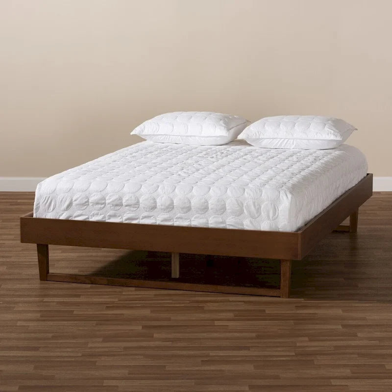 Mid-century Platform Bed Frame