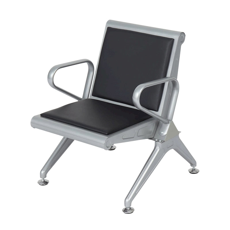 Leather Office Waiting Room Chairs - Reception Guest Bench