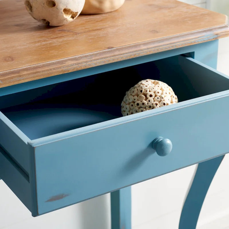 Dark Wood Console Table. - 43Wx15Dx32H