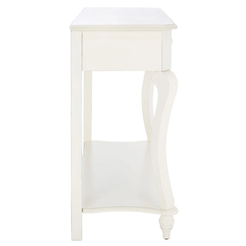 Dark Wood Console Table. - 43Wx15Dx32H