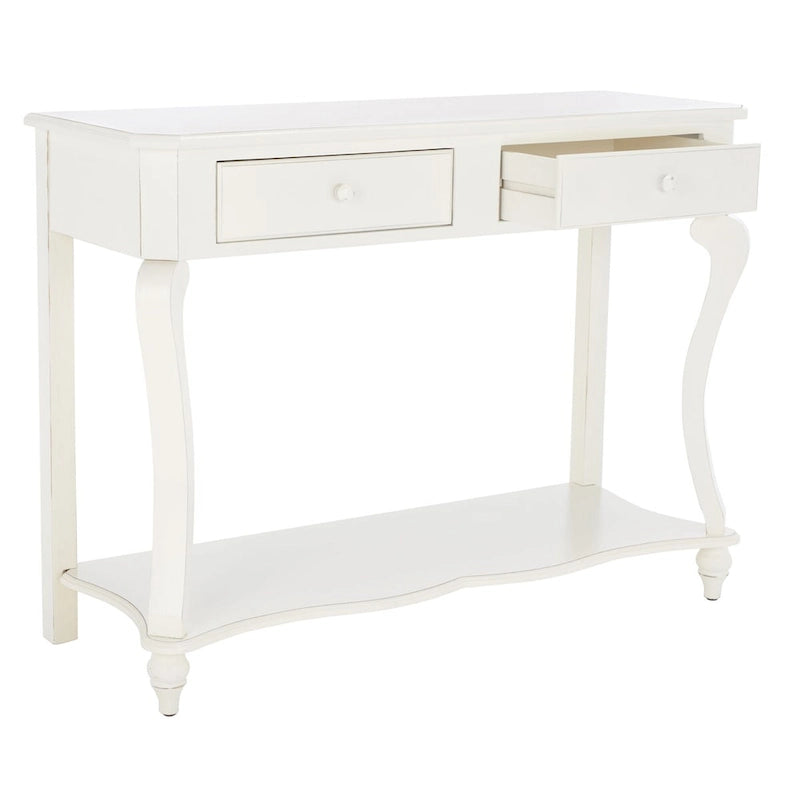 Dark Wood Console Table. - 43Wx15Dx32H
