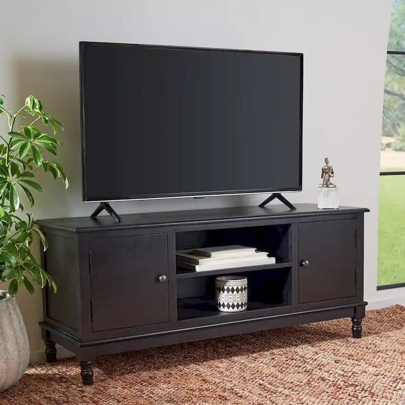 2-Door 1-Shelf TV Media Stand - 47.3 W x 15.8 L x 20 H - 47Wx16Dx20H