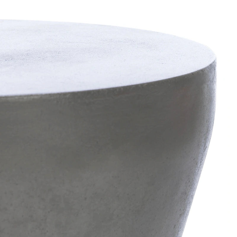 Concrete Indoor/ Outdoor Accent Table - 12.2 x 12.2 x 17.3 - 12Wx12Dx17H