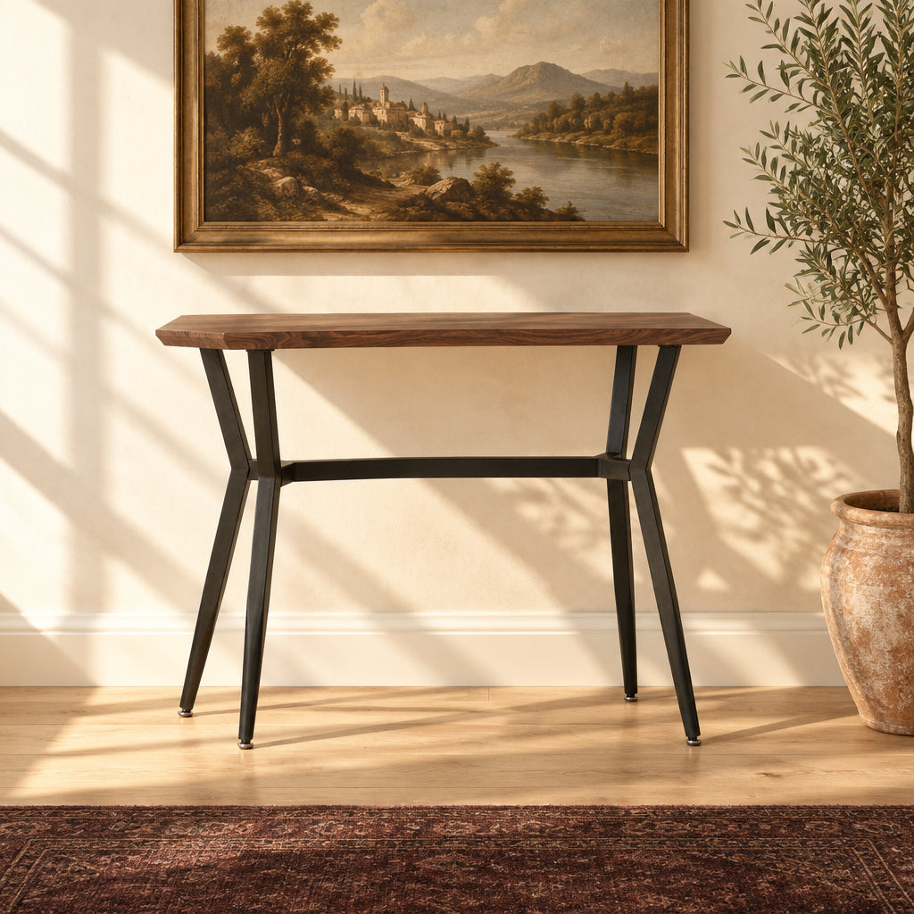 / Black Console Table - 39.4 x 13.7 x 31.4 - 39Wx14Dx31H