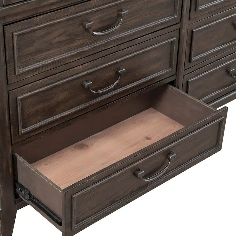 Saddle 8 Drawer Dresser