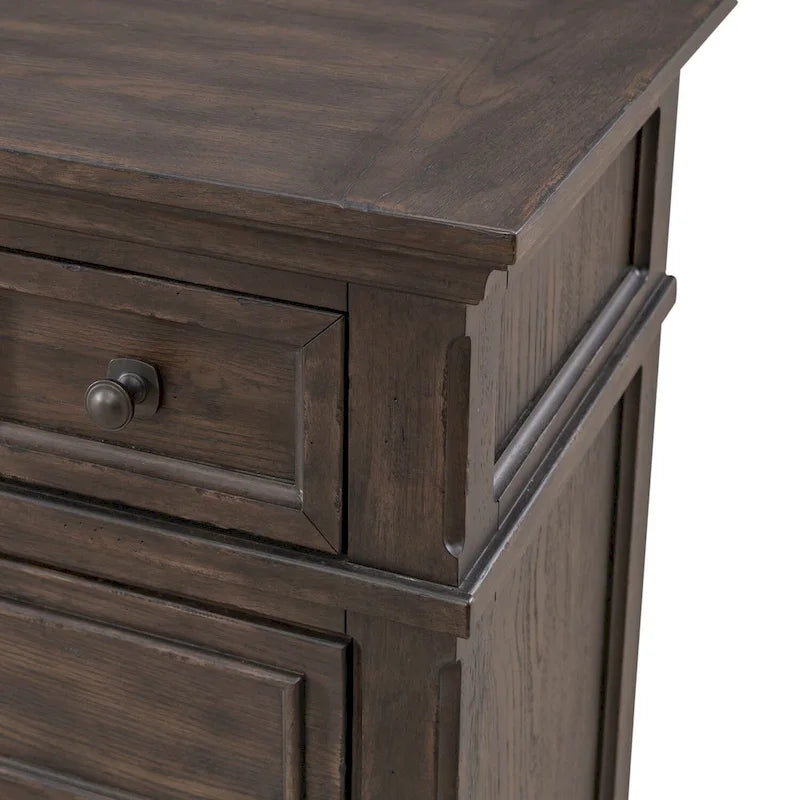 Saddle 8 Drawer Dresser