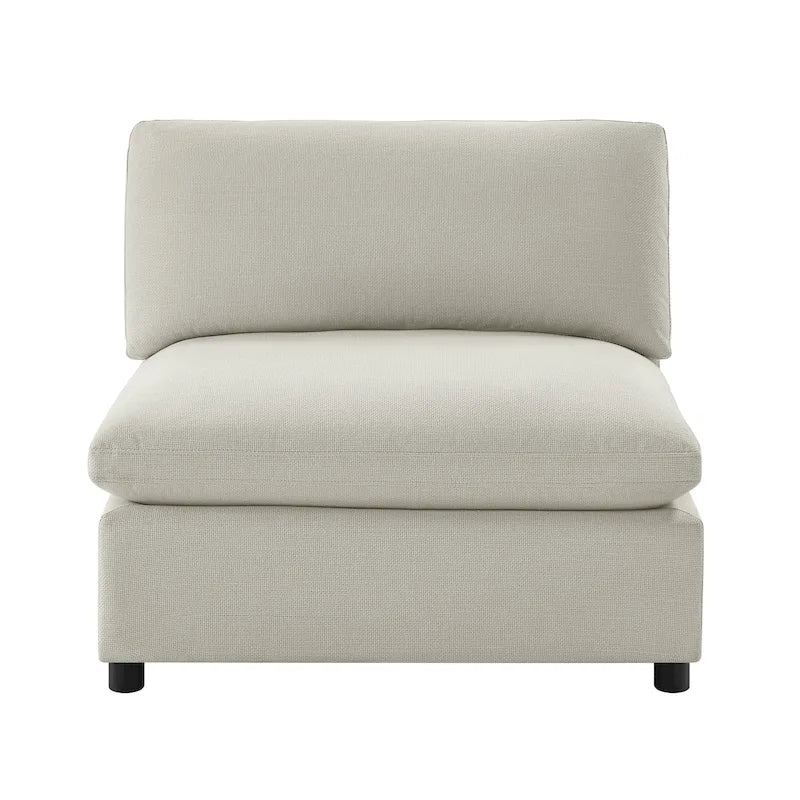 Armless Slipper Accent Chair by
