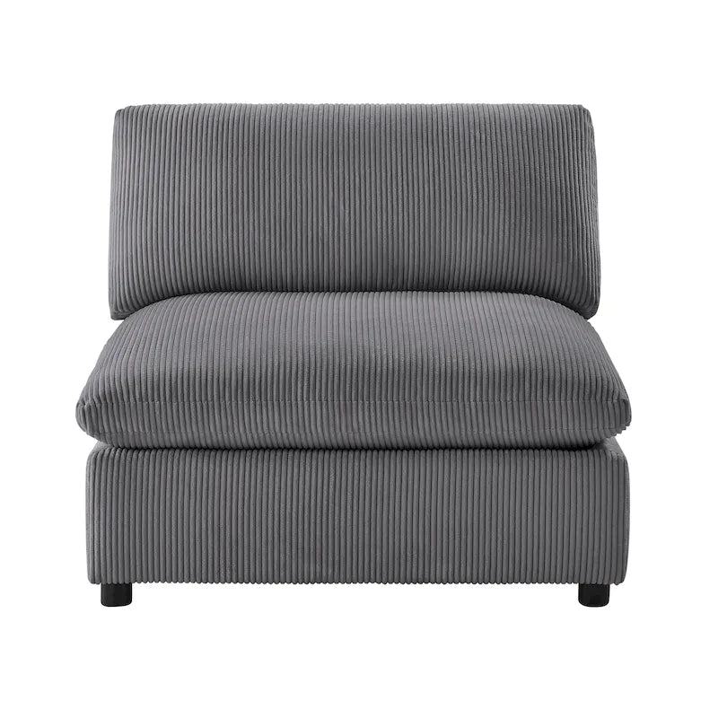 Armless Slipper Accent Chair by