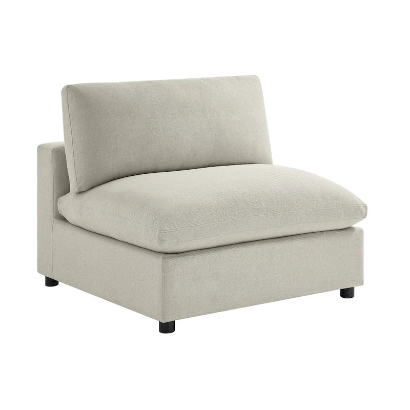 Armless Slipper Accent Chair by
