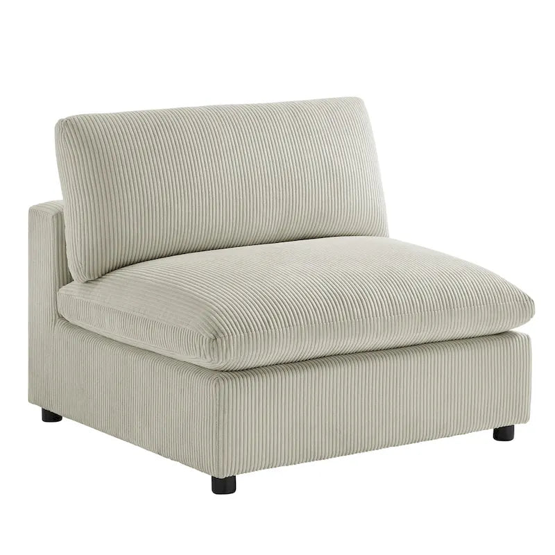 Armless Slipper Accent Chair by