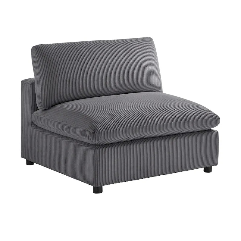 Armless Slipper Accent Chair by