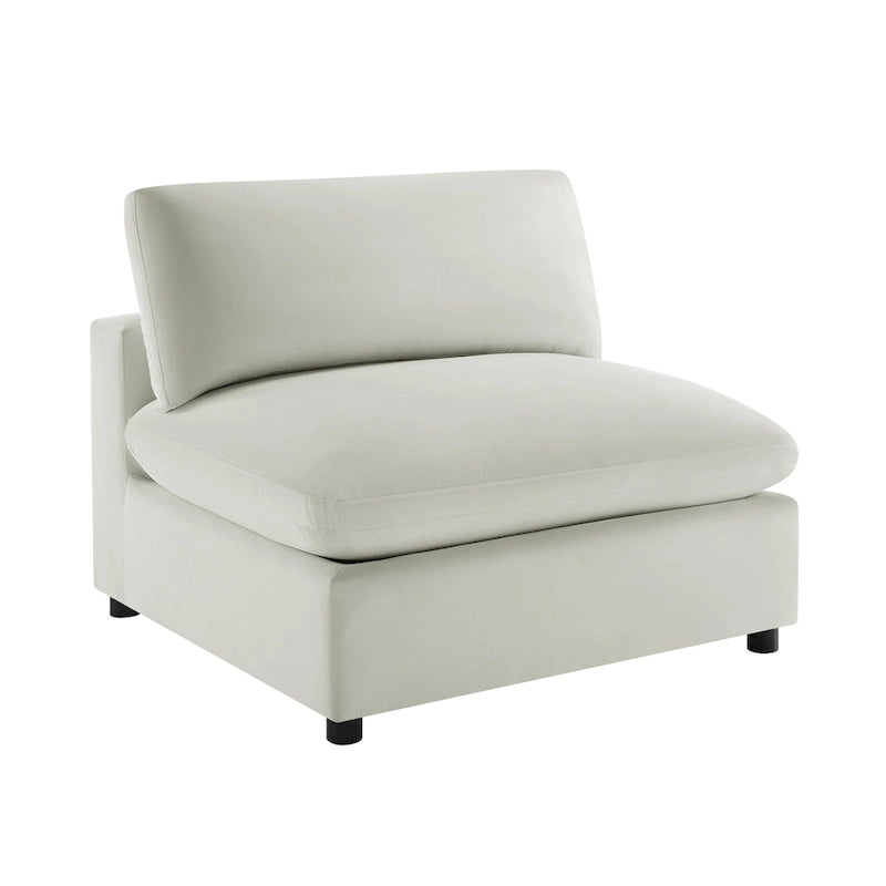 Armless Slipper Accent Chair by