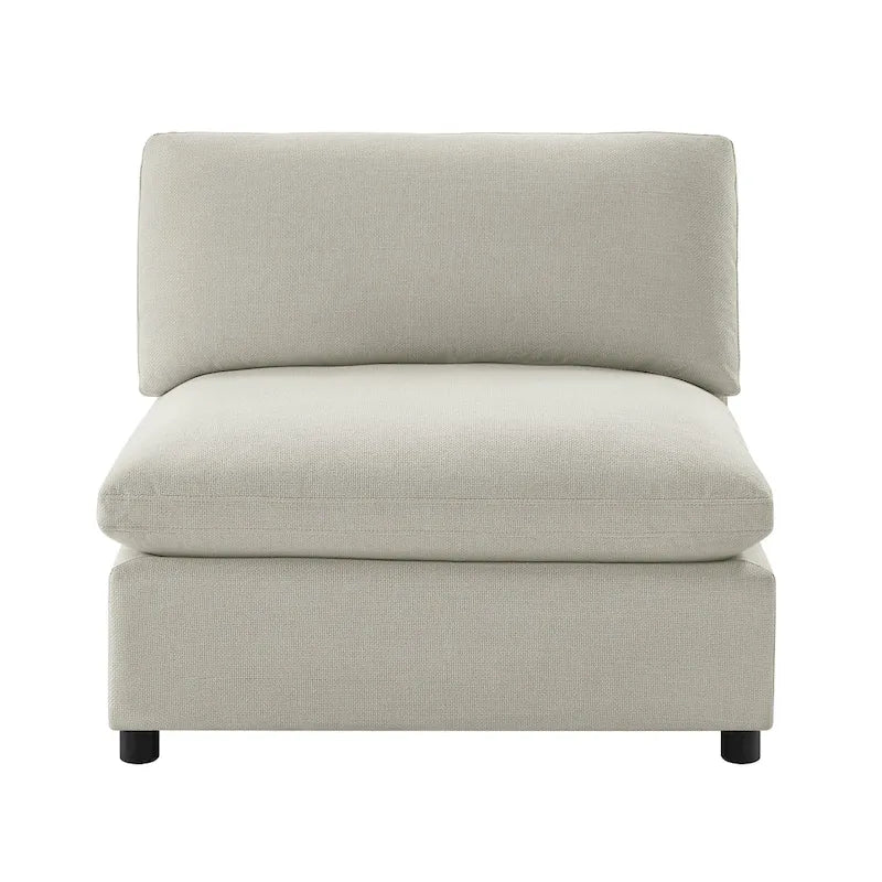 Armless Slipper Accent Chair by