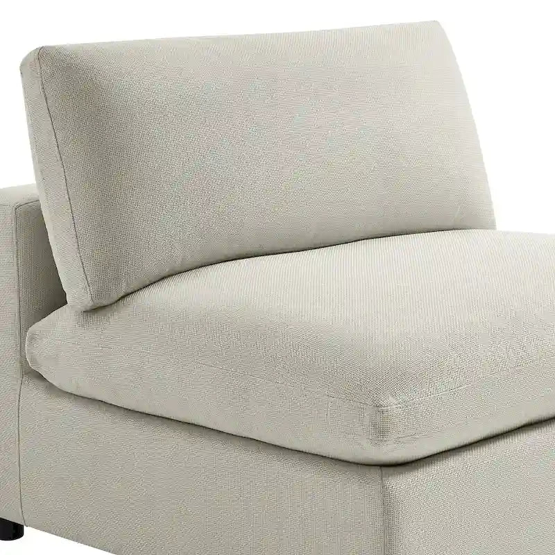 Armless Slipper Accent Chair by
