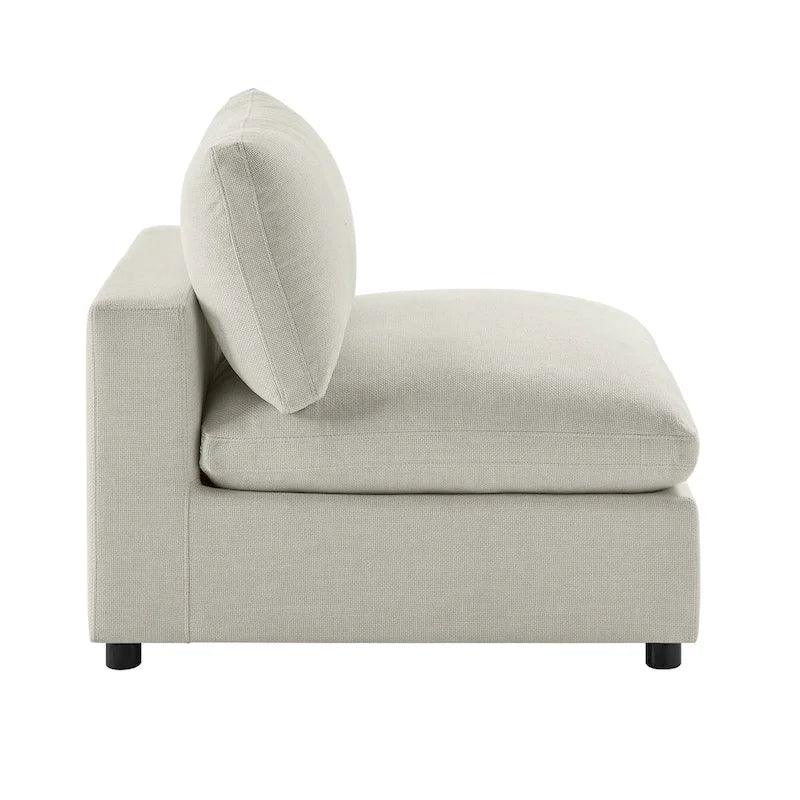 Armless Slipper Accent Chair by