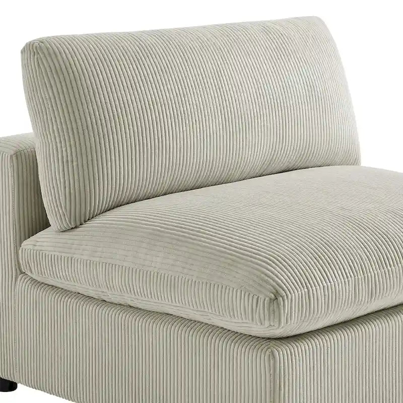 Armless Slipper Accent Chair by