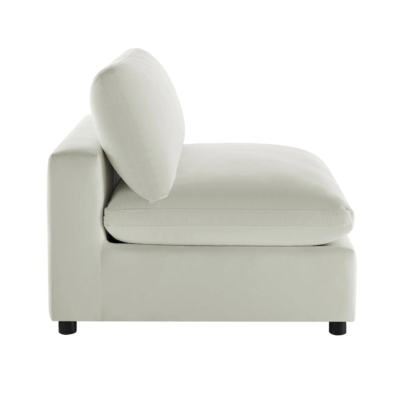 Armless Slipper Accent Chair by