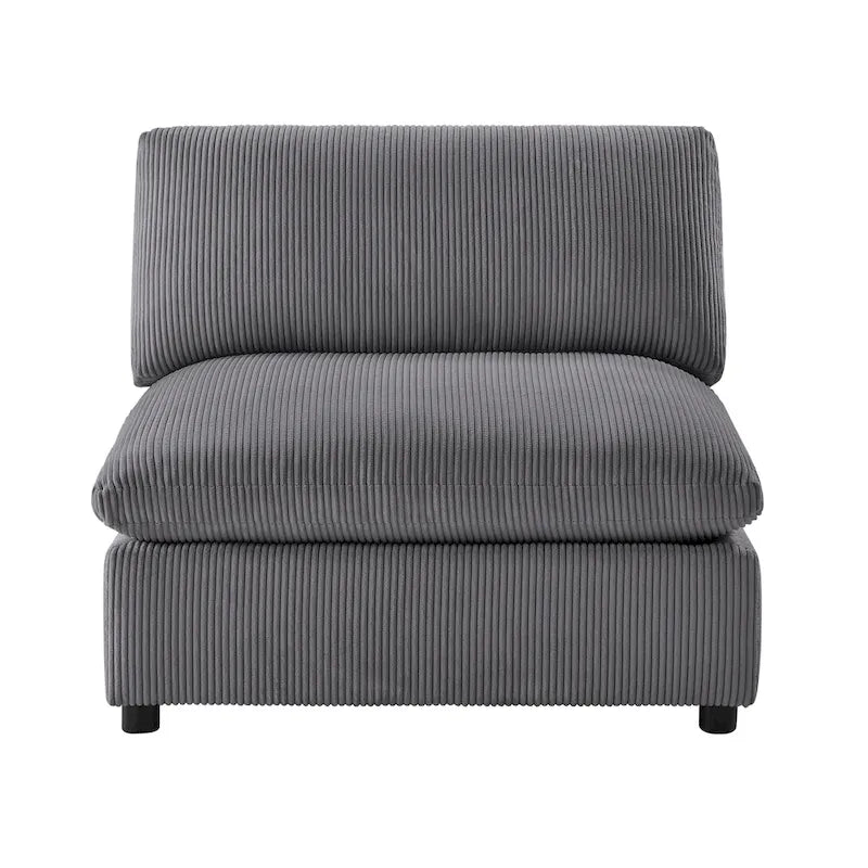 Armless Slipper Accent Chair by