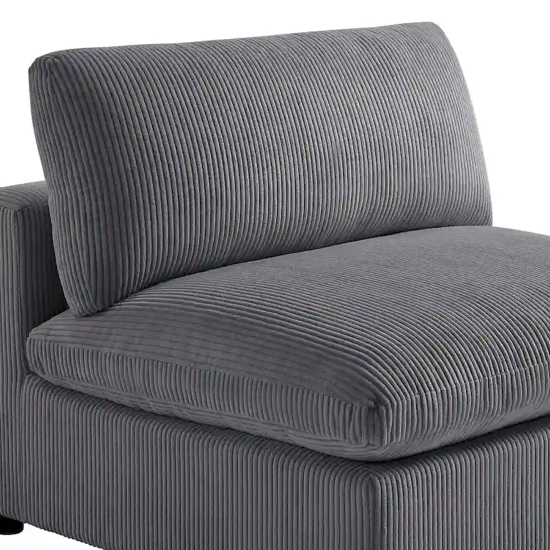 Armless Slipper Accent Chair by