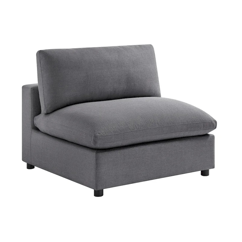 Armless Slipper Accent Chair by