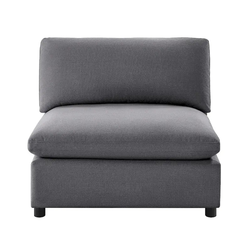 Armless Slipper Accent Chair by