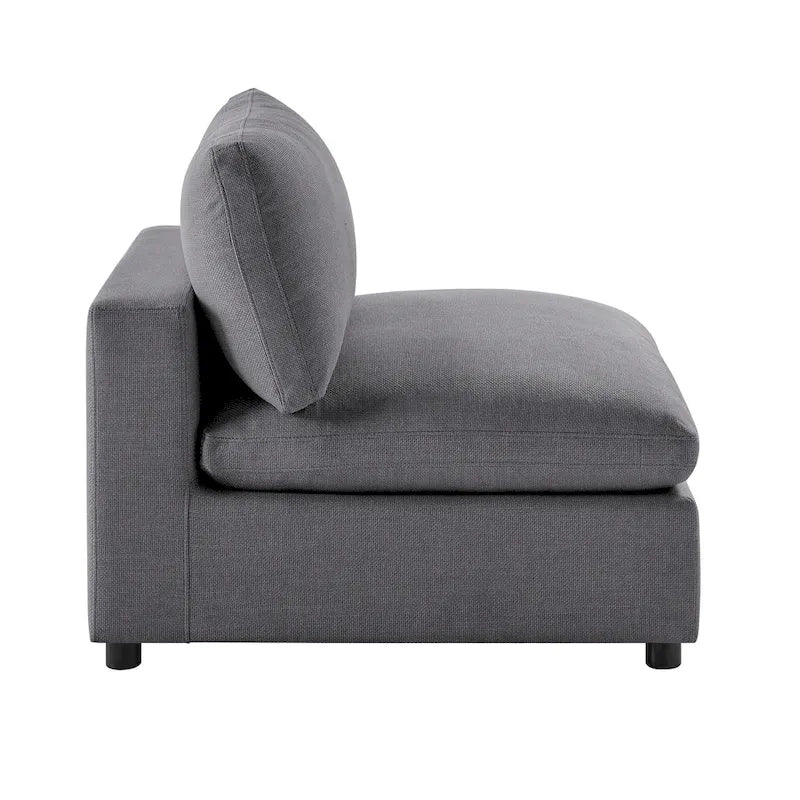 Armless Slipper Accent Chair by