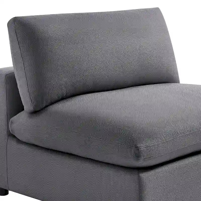 Armless Slipper Accent Chair by