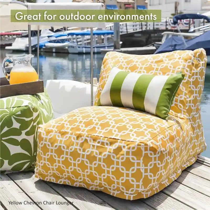 Indoor Bean Bag Chair Lounger 36 in L x 27 in W x 24 in H