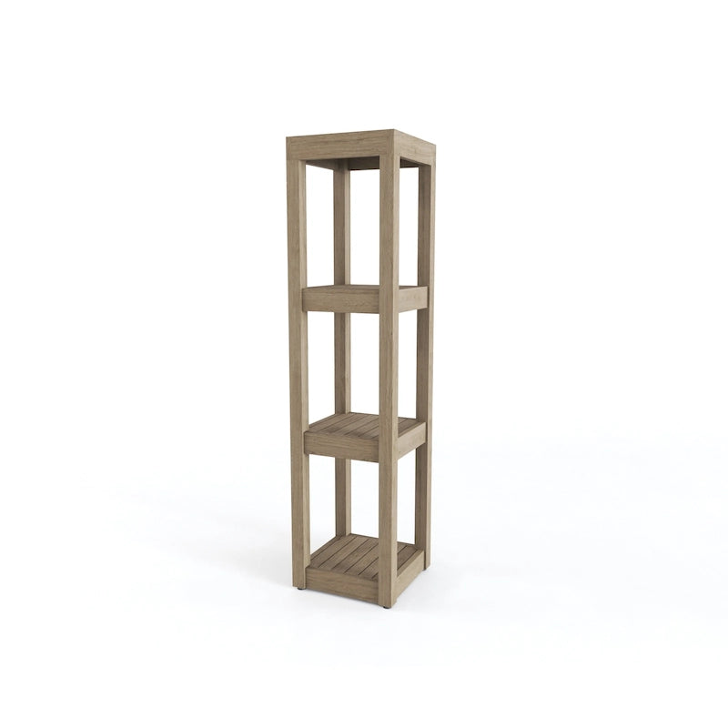 The Original Square Teak Bath Stand