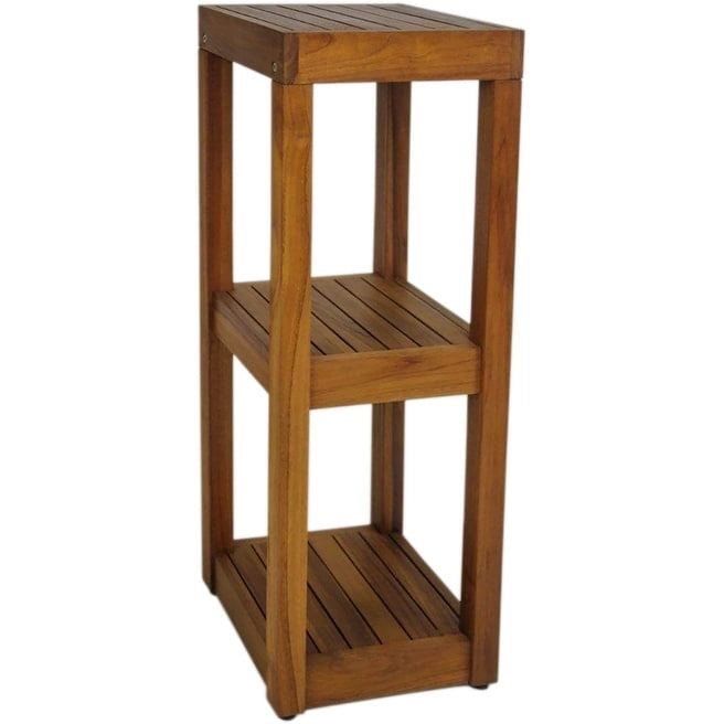 The Original Square Teak Bath Stand