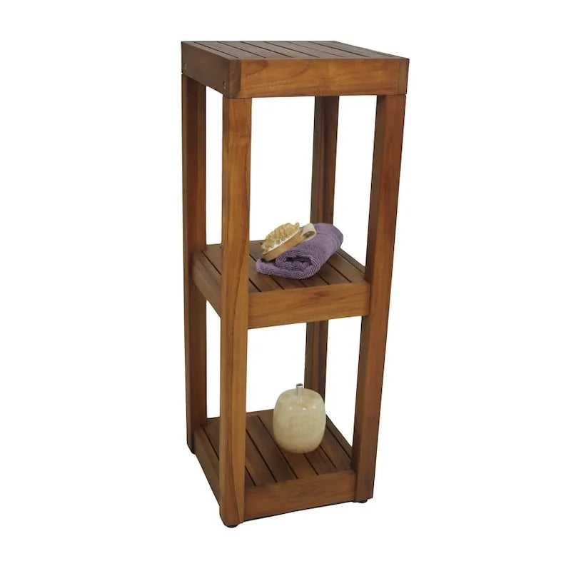 The Original Square Teak Bath Stand