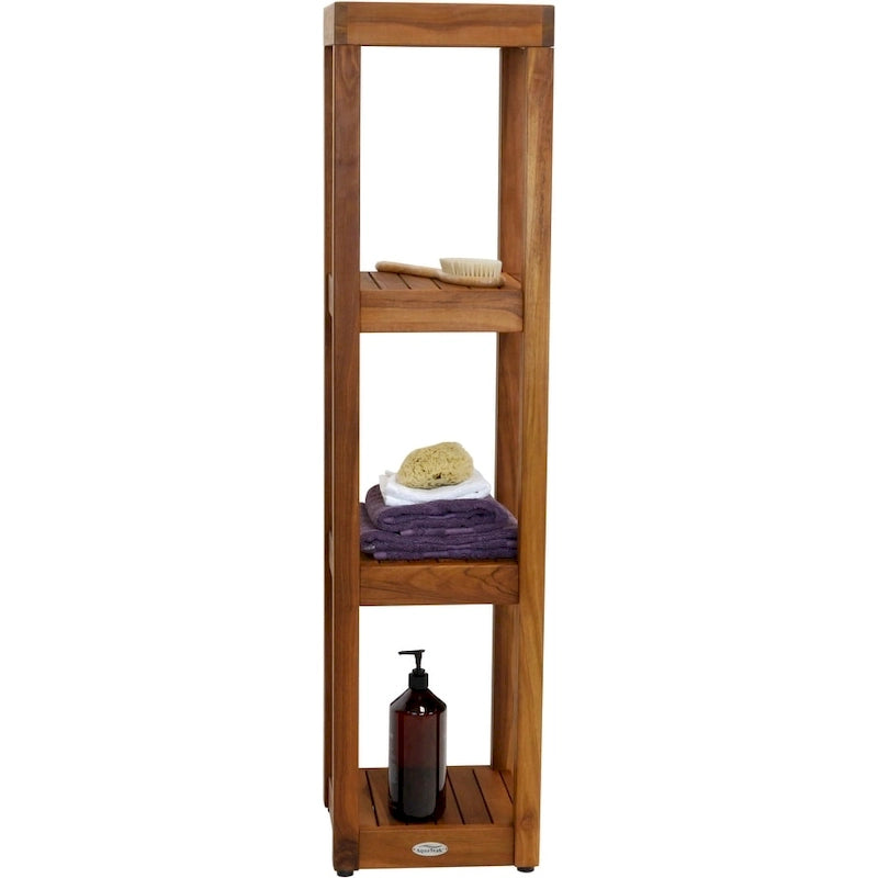 The Original Square Teak Bath Stand
