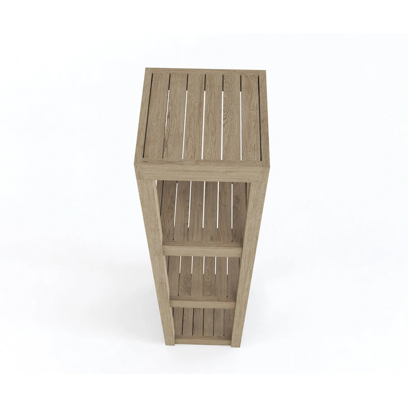 The Original Square Teak Bath Stand